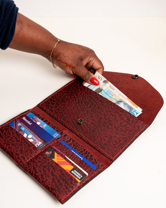 Textured Kenyan Leather Wallet