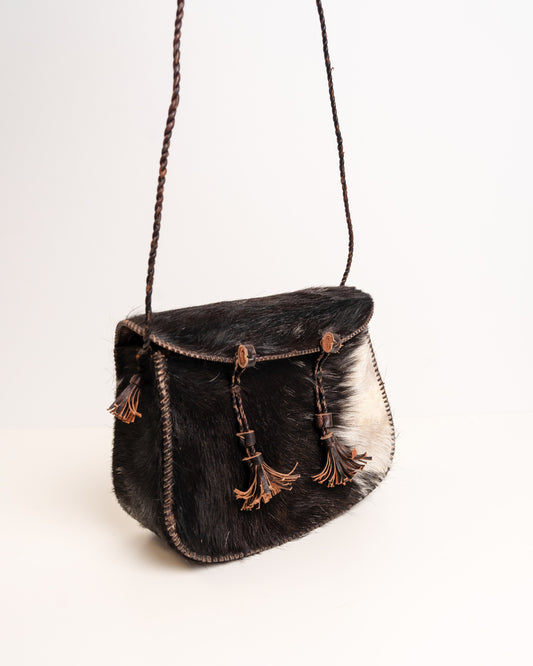 Bolga Cowhide Crossbody Bag