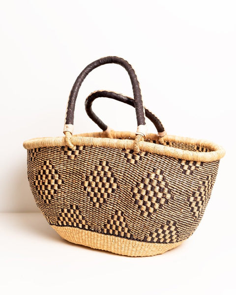 Afua Hand - woven Bolga Basket - Nathez out of Africa