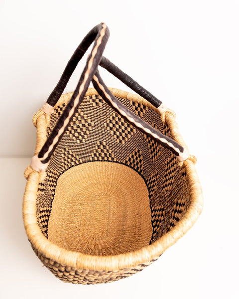 Afua Hand - woven Bolga Basket - Nathez out of Africa