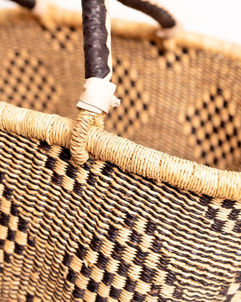 Afua Hand - woven Bolga Basket - Nathez out of Africa
