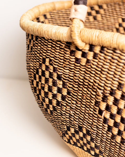 Afua Hand - woven Bolga Basket - Nathez out of Africa