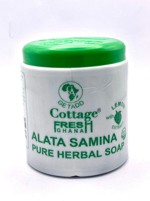 Cottage Fresh Alata Samina (Pure Herbal Black Soap with Lemon Extract) - Nathez out of Africa