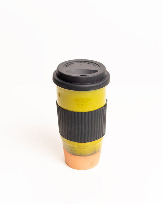 Hand-crafted neem wood tumbler — natural artisan kitchenware from Africa