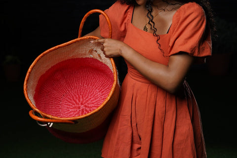 Hand-Woven Sisal Handbag (Ref: 33) - Nathez out of Africa