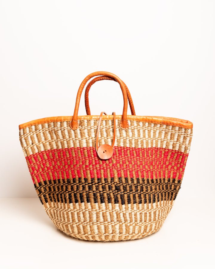 Handwoven Kenyan Sisal Bag - Sustainable & Stylish Tote
