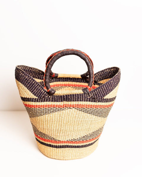 Julian Hand - Woven Bolgatanga U - Shopper Basket 0013 - Nathez out of Africa