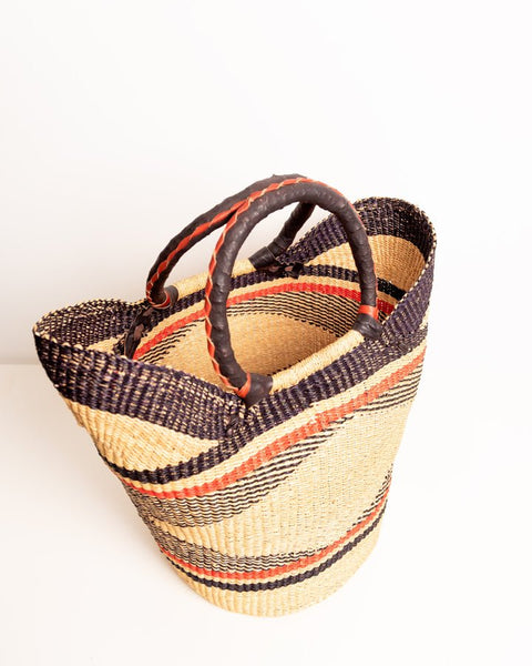 Julian Hand - Woven Bolgatanga U - Shopper Basket 0013 - Nathez out of Africa