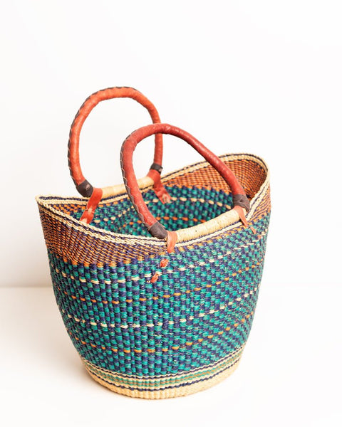 Julian Hand - Woven Bolgatanga U - Shopper Basket 0014 - Nathez out of Africa