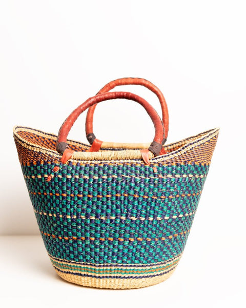 Julian Hand - Woven Bolgatanga U - Shopper Basket 0014 - Nathez out of Africa