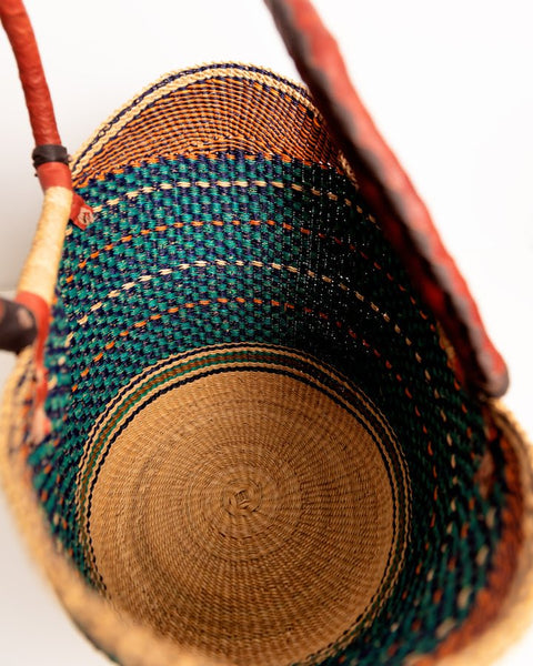 Julian Hand - Woven Bolgatanga U - Shopper Basket 0014 - Nathez out of Africa