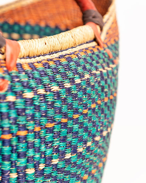 Julian Hand - Woven Bolgatanga U - Shopper Basket 0014 - Nathez out of Africa