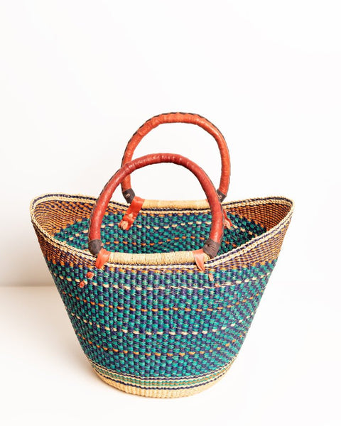 Julian Hand - Woven Bolgatanga U - Shopper Basket 0014 - Nathez out of Africa