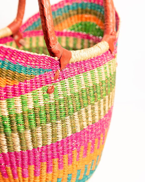 Juliana Hand - Woven Bolgatanga U - Shopper Basket - Nathez out of Africa