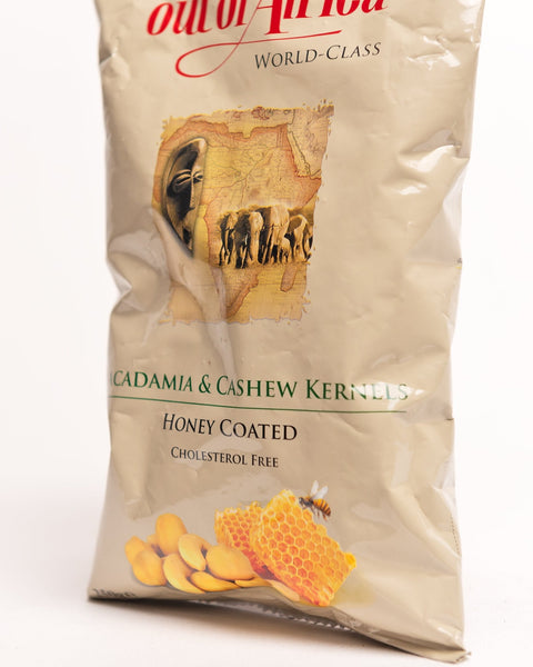 Macadamia & Cashew Kernel's Honey Coated 250g (Out of Africa) Cholesterol Free - Nathez out of Africa
