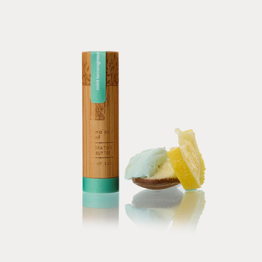 Nokware mint lemongrass shea butter lip balm — natural plant-based moisturising lip care