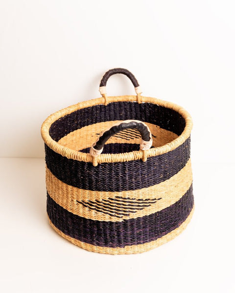 Nathez Hand - woven Laundry Basket (Mini) - Nathez out of Africa
