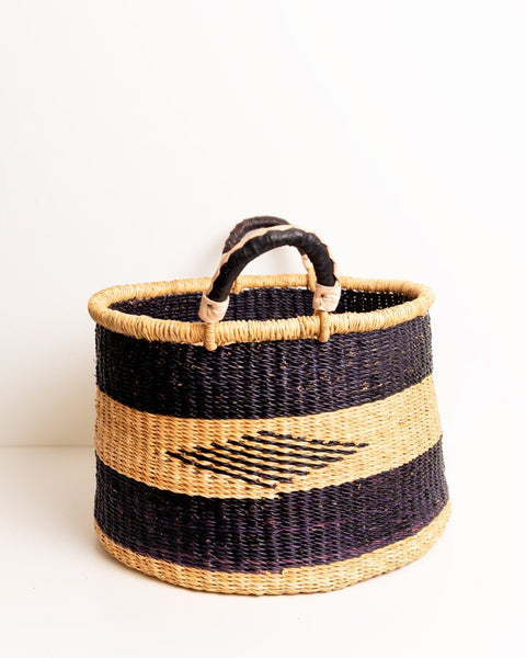 Nathez Hand - woven Laundry Basket (Mini) - Nathez out of Africa