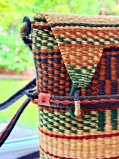 Nathez Handwoven Bolga Rucksack – Ethically Made, Uniquely You - Nathez out of Africa