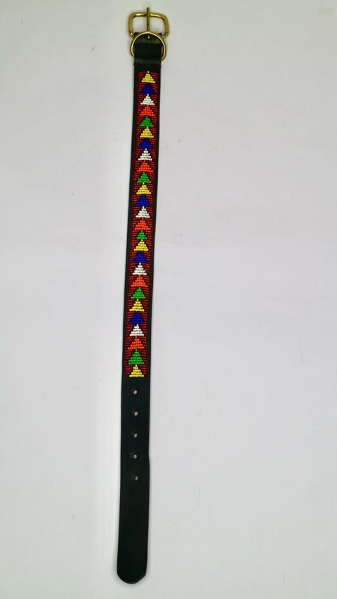 Nathez Masai Dog Collar – Handcrafted Leather Elegance for Your Pet - Nathez out of Africa