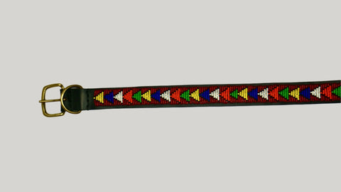Nathez Masai Dog Collar – Handcrafted Leather Elegance for Your Pet - Nathez out of Africa