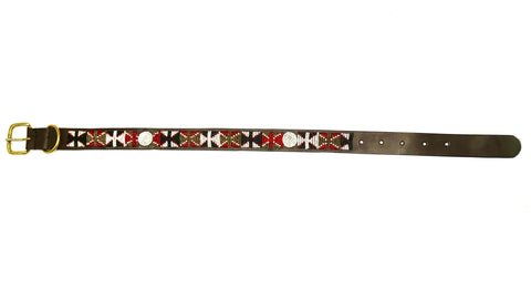Nathez Masai Dog Collar – Handcrafted Leather Elegance for Your Pet - Nathez out of Africa