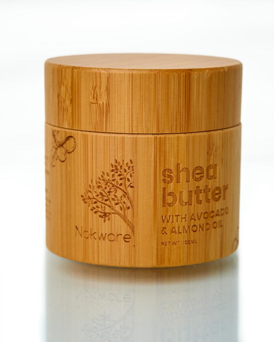 Nokware avocado and almond oil shea butter 100ml — natural Ghanaian skin moisturiser