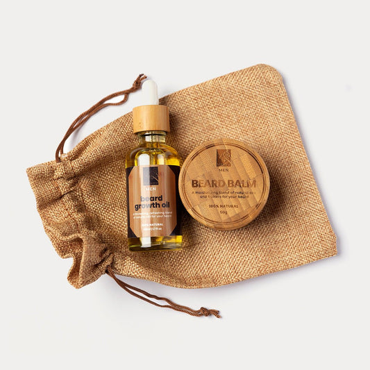 Nokware beard oil and balm combo — deep moisturising natural grooming essential for men
