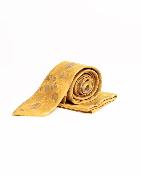 Opulence African print tie and handkerchief signature collection — luxury African fashion