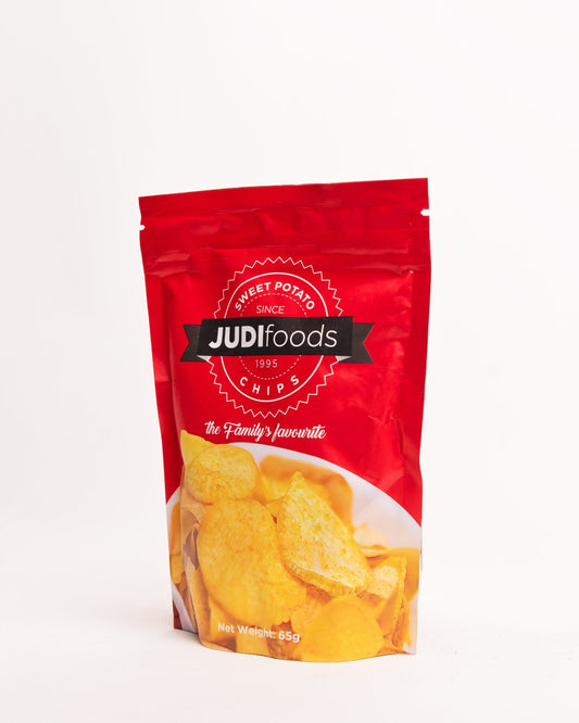 Sweet potato chips from Ghana — authentic African snack, naturally dried and crunchy