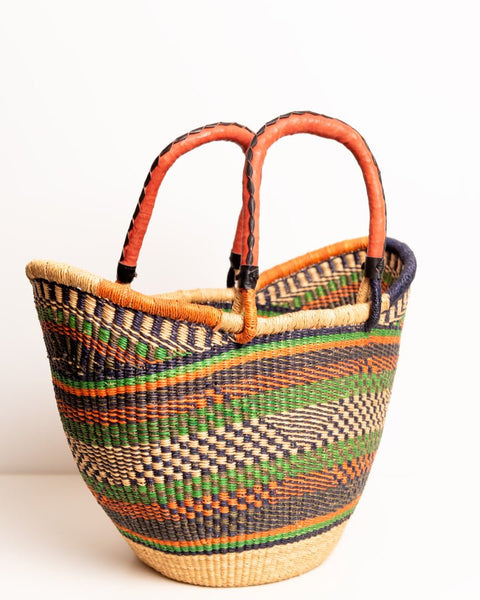 Yayra Hand - woven Bolga Basket 0027 - Nathez out of Africa