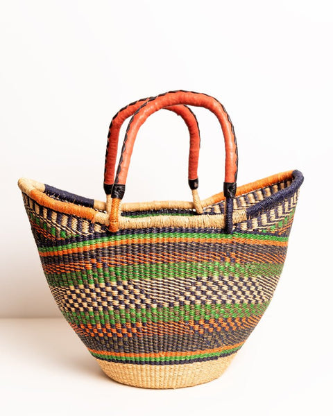 Yayra Hand - woven Bolga Basket 0027 - Nathez out of Africa