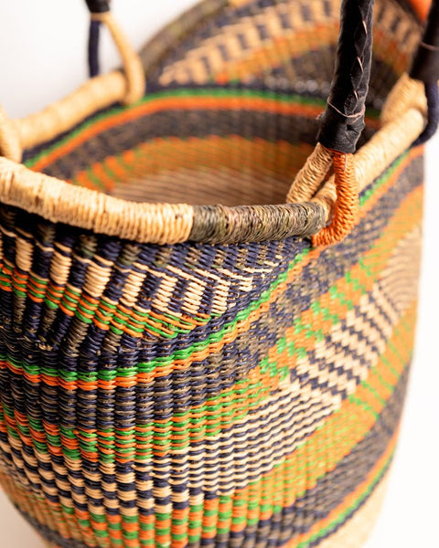 Yayra Hand - woven Bolga Basket 0028 - Nathez out of Africa