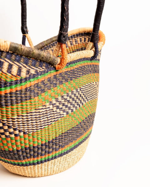 Yayra Hand - woven Bolga Basket 0028 - Nathez out of Africa