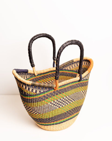 Yayra Hand - woven Bolga Basket 0028 - Nathez out of Africa