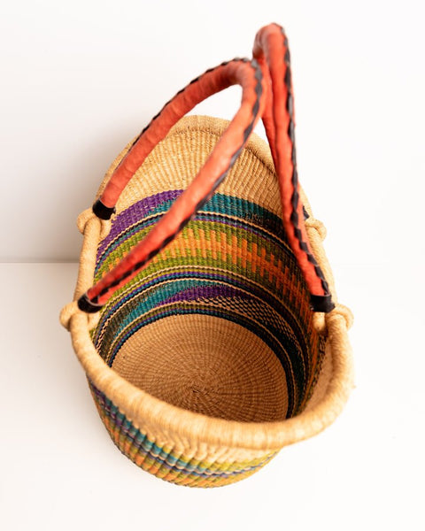 Yayra Hand - woven Bolga Basket 0029 - Nathez out of Africa