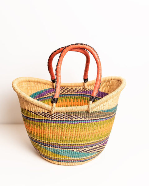 Yayra Hand - woven Bolga Basket 0029 - Nathez out of Africa