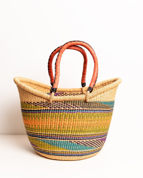 Yayra Hand - woven Bolga Basket 0029 - Nathez out of Africa
