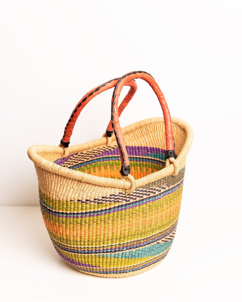 Yayra Hand - woven Bolga Basket 0029 - Nathez out of Africa