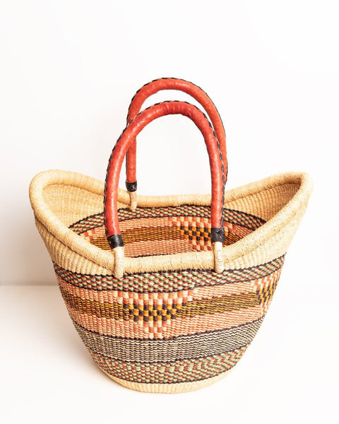Yayra Hand - woven Bolga Basket 0030 - Nathez out of Africa