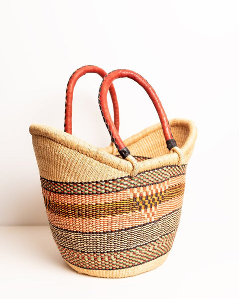 Yayra Hand - woven Bolga Basket 0030 - Nathez out of Africa