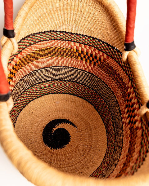 Yayra Hand - woven Bolga Basket 0030 - Nathez out of Africa