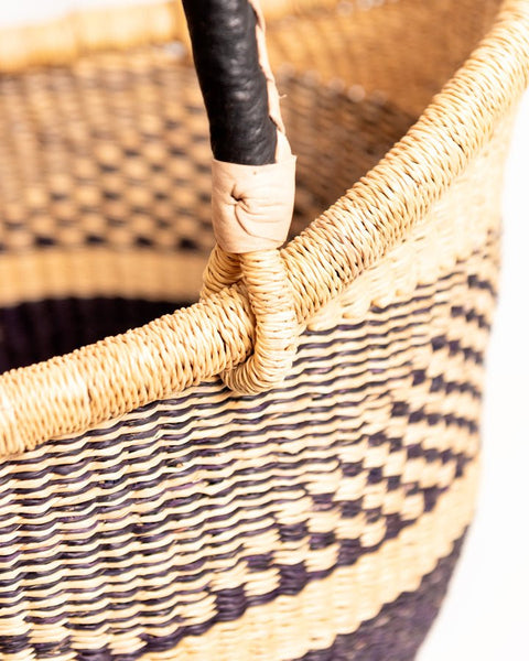 Yayra Hand - woven Bolga Basket 0031 - Nathez out of Africa