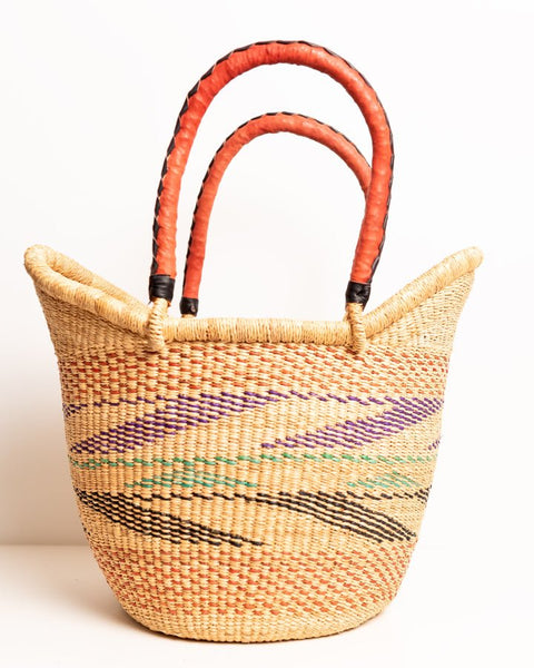 Yayra Hand - woven Bolga Basket 0032 - Nathez out of Africa