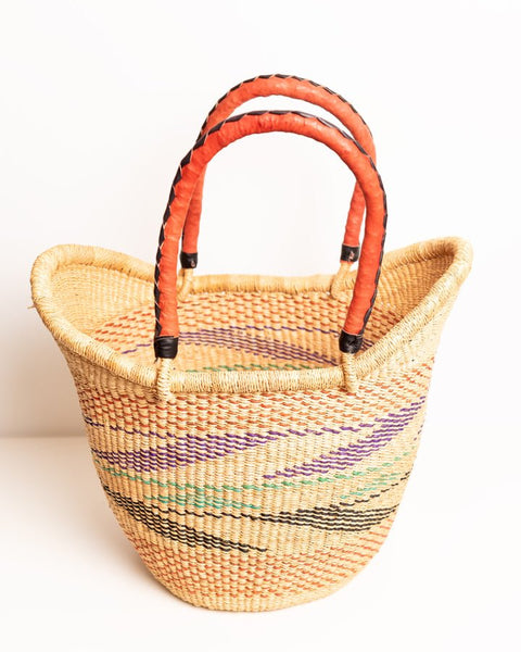 Yayra Hand - woven Bolga Basket 0032 - Nathez out of Africa