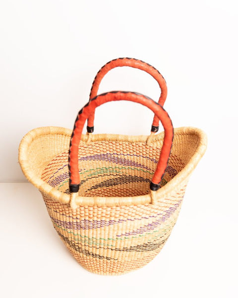 Yayra Hand - woven Bolga Basket 0032 - Nathez out of Africa