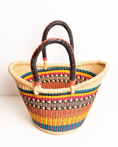 Yayra Hand - woven Bolga Basket 0035 - Nathez out of Africa