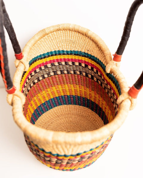 Yayra Hand - woven Bolga Basket 0035 - Nathez out of Africa