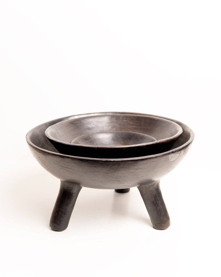 Blackened Baobab Clay Bowl: A Timeless Piece of African Craftsmanship - Nathez out of Africa