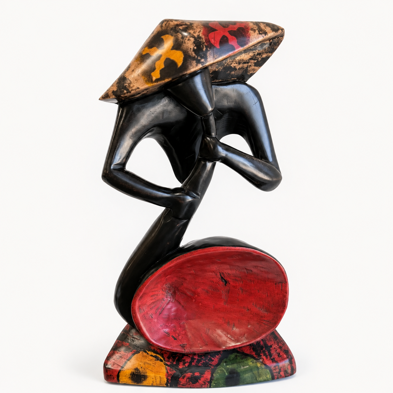 African  Musician Sculpture